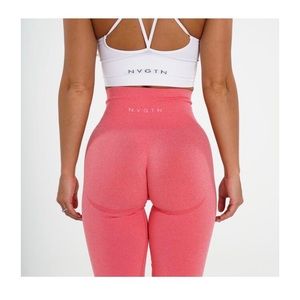 NVGTN coral Curve leggings